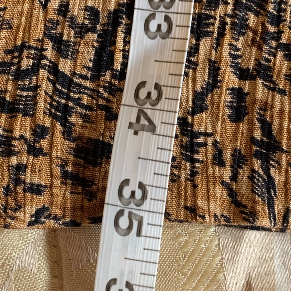 Animal print, long vintage skirt - Picture 3 of 4